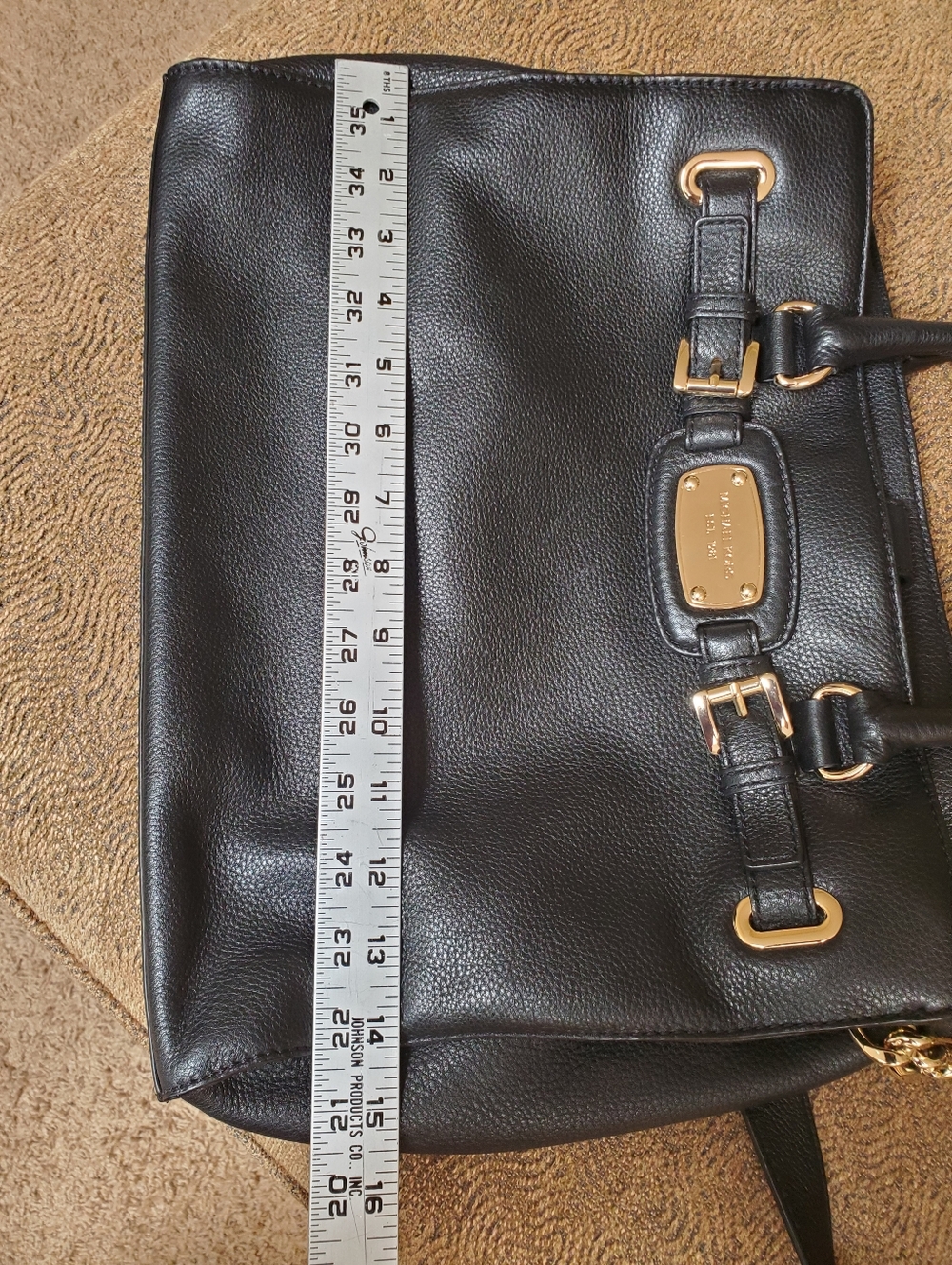1-DAY FLASH SALE!! Michael Kors LARGE Hamilton East West Tote w/Gold Hardware - Picture 12 of 16